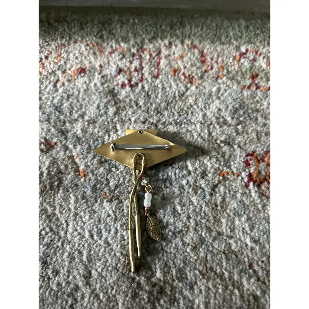 Vintage Southwestern Modernist Brooch